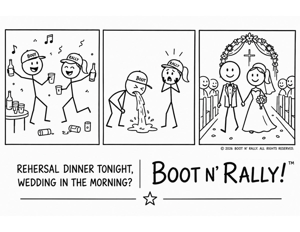 Boot N' Rally Wedding Rehearsal Dinner Shirt