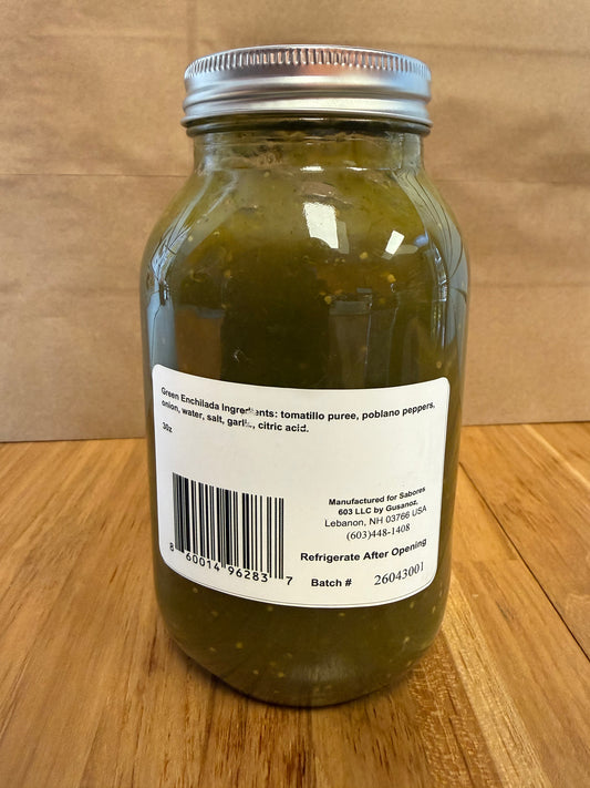 Green Enchilada Sauce - Gusanoz