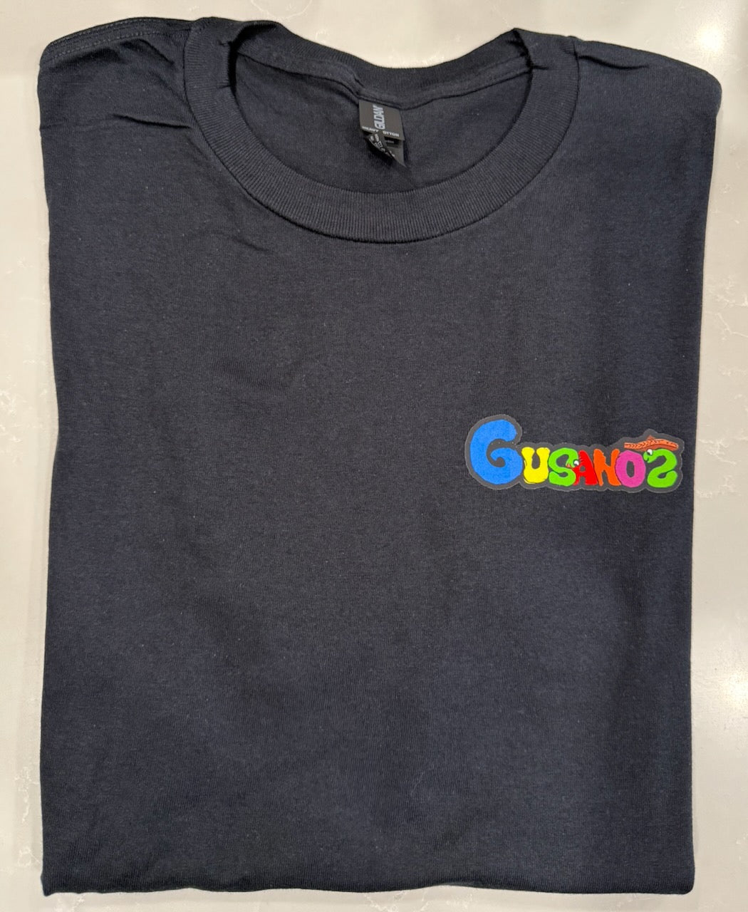 Gusanoz Color Logo Shirt Black (Front Only)