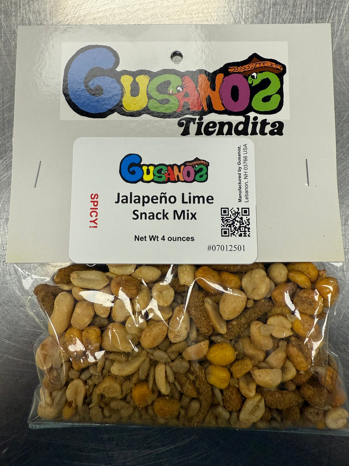 Gusanoz Jalapeño Lime Snack Mix 4 oz.