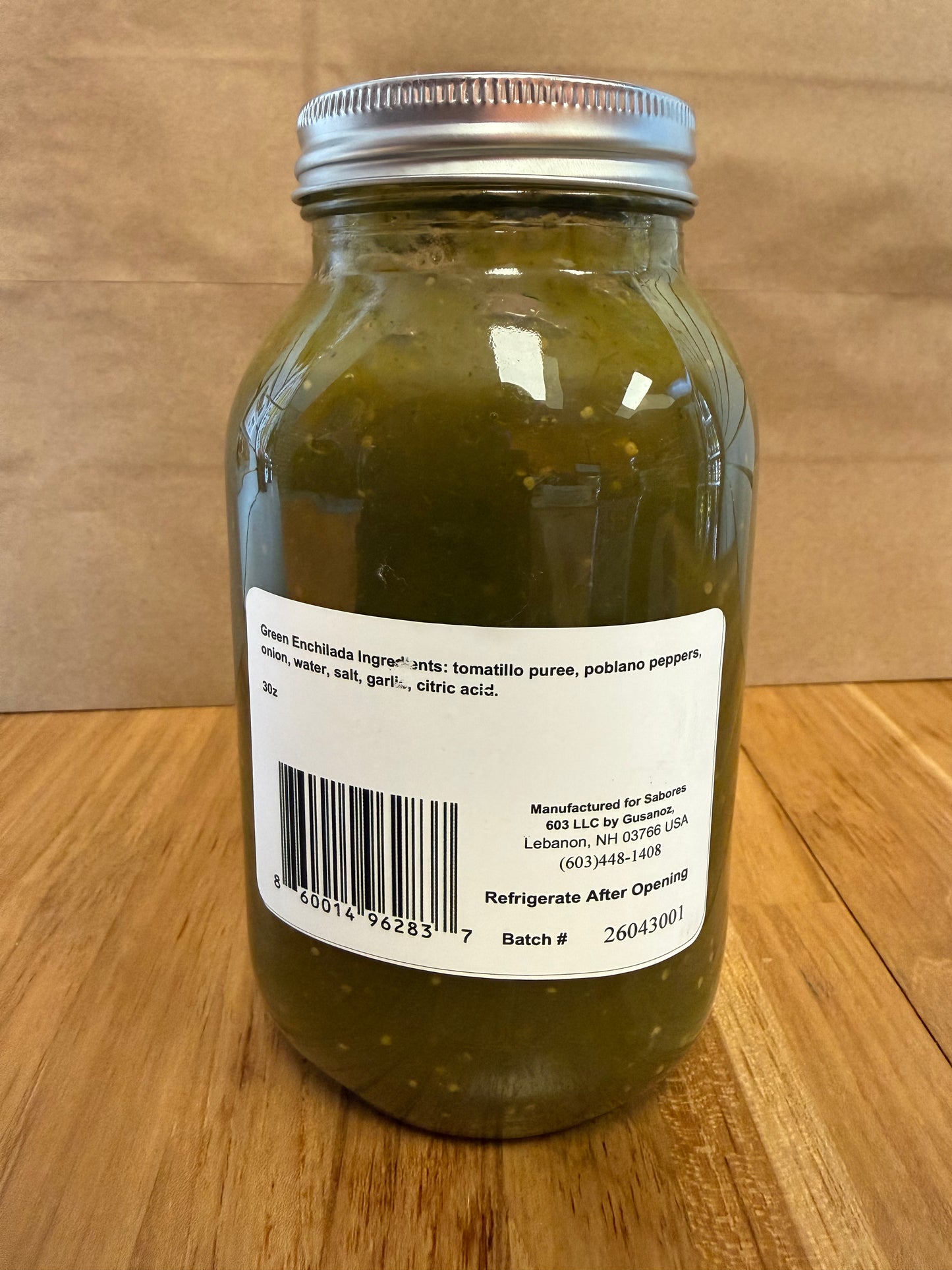 Green Enchilada Sauce - Gusanoz