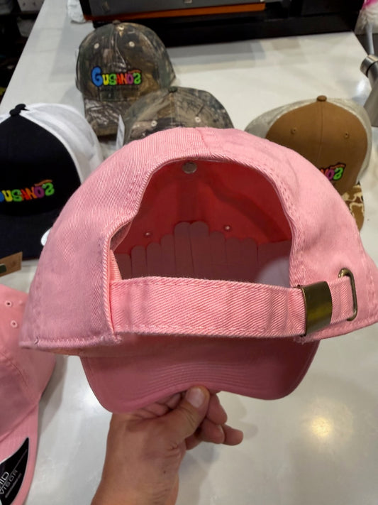 Pink 100% Cotton Sustainable Hat Gusanoz