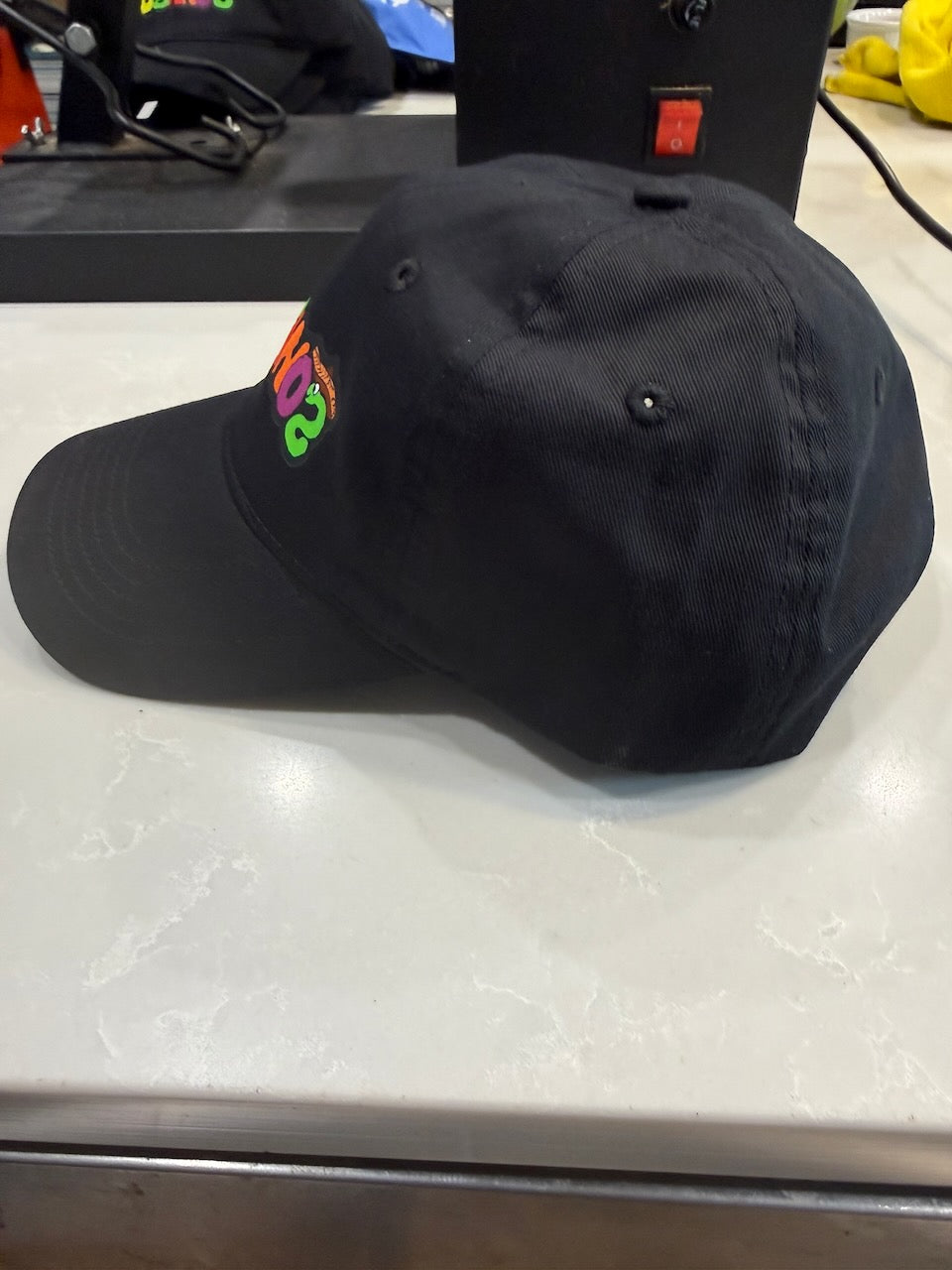Black 100% Cotton Sustainable Hat Gusanoz